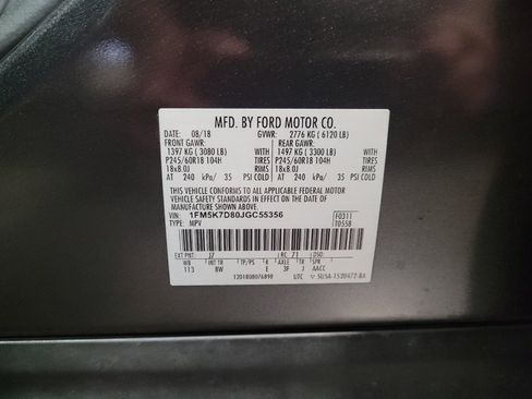 Used 2018 Ford Explorer XLT w/ Equipment Group 201A FWD image 33
