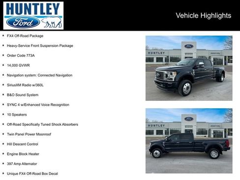 Used 2022 Ford F450 Platinum w/ FX4 Off-Road Package image 2