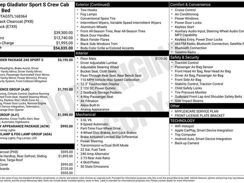 New 2026 Jeep Gladiator Sport image 4