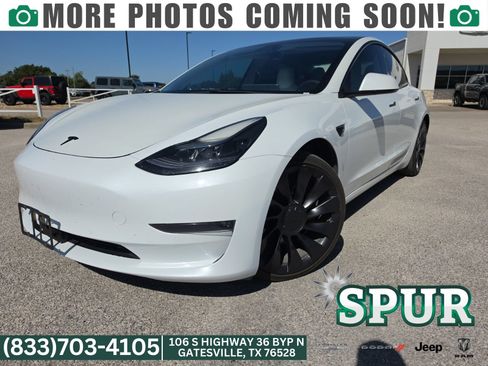 Used 2021 Tesla Model 3 Performance AWD/4WD image 1