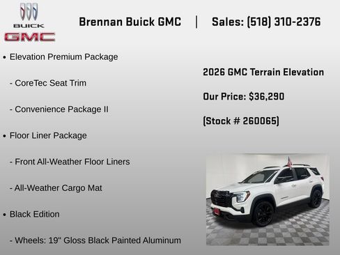 New 2026 GMC Terrain Elevation w/ Elevation Premium Package AWD/4WD image 6