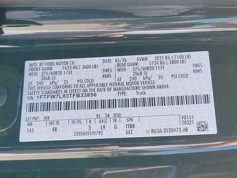 New 2026 Ford F150 Platinum AWD/4WD image 12