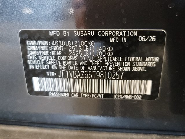 New 2026 Subaru WRX tS AWD/4WD image 35