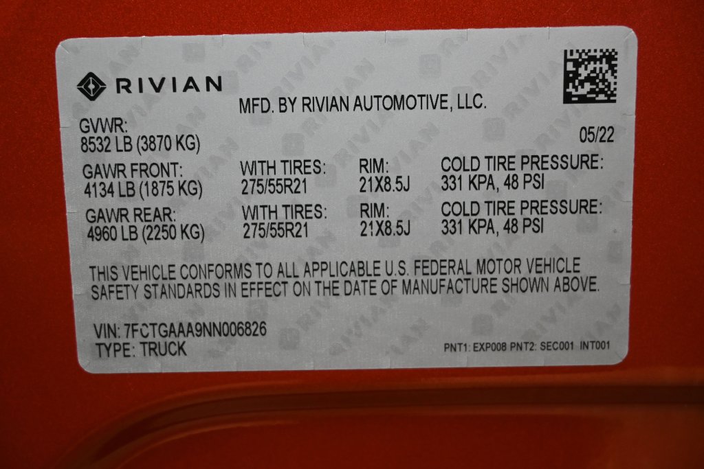 Used 2022 Rivian R1T Adventure AWD/4WD image 32