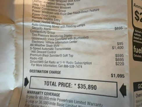 Used 2017 Jeep Wrangler Unlimited Sport w/ Quick Order Package 24S image 87