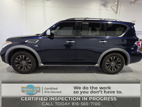 Used 2017 Nissan Armada Platinum w/ Captain Seat Package image 1