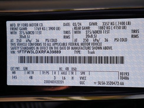 Used 2024 Ford F150 XLT w/ Equipment Group 303A High AWD/4WD image 78
