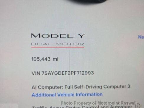 Used 2023 Tesla Model Y Performance AWD/4WD image 3