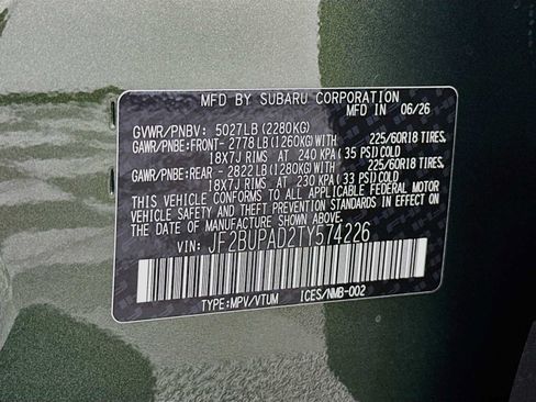 New 2026 Subaru Outback Premium AWD/4WD image 29