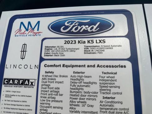 Used 2023 Kia K5 LXS FWD image 32