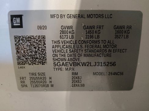 Used 2020 Buick Enclave Premium w/ Surround and Sites Package image 33