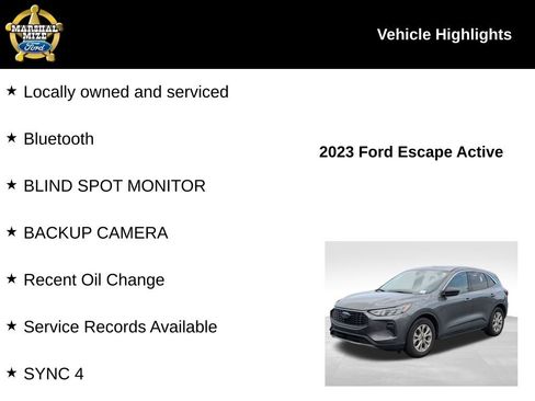 Used 2023 Ford Escape Active FWD image 2