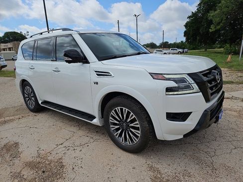 Used 2021 Nissan Armada SL w/ Midnight Edition Package RWD image 1