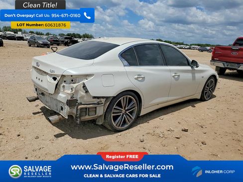 Used 2016 INFINITI Q50 3.0t Premium w/ Driver Assistance Package RWD image 4