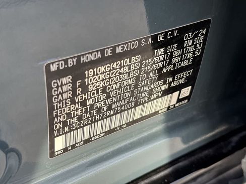 Used 2024 Honda HR-V EX-L image 13