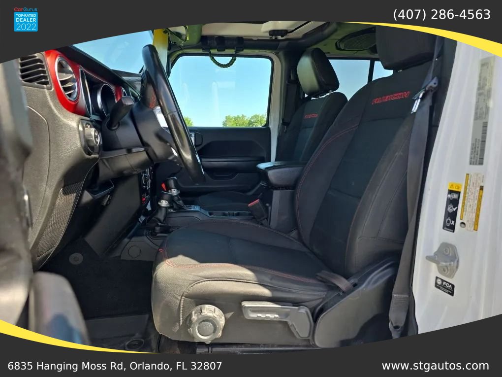 Used 2021 Jeep Gladiator Rubicon w/ LED Lighting Group AWD/4WD image 14