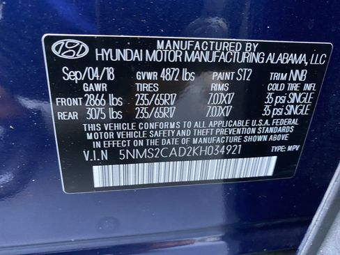 Used 2019 Hyundai Santa Fe SE AWD/4WD image 36