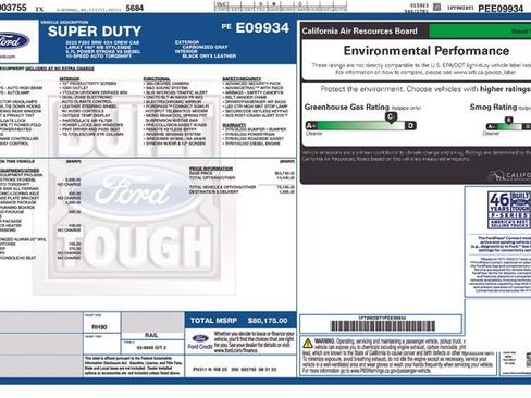 Used 2023 Ford F250 Lariat w/ Sport Appearance Package AWD/4WD image 11