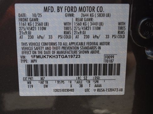 New 2026 Ford Explorer ST-Line w/ ST-Line Street Pack image 28