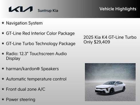 New 2025 Kia K4 GT-Line Turbo image 7