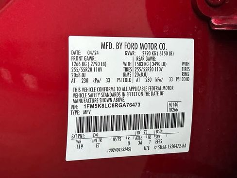 Used 2024 Ford Explorer King Ranch w/ Technology Package AWD/4WD image 20