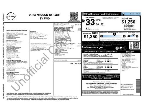 Used 2023 Nissan Rogue SV w/ SV Premium B Package FWD image 3