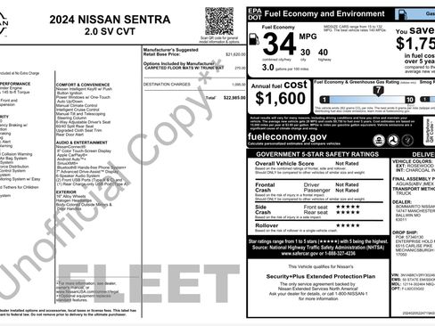 Used 2024 Nissan Sentra SV image 4