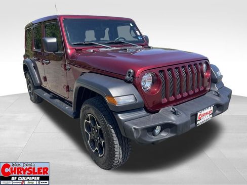 Used 2021 Jeep Wrangler Unlimited Sport w/ Sun And Sound Package AWD/4WD image 1