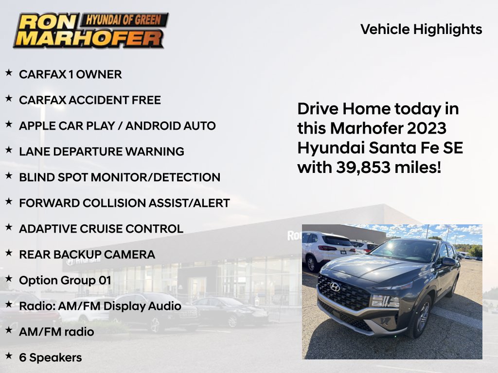 Certified 2023 Hyundai Santa Fe SE FWD image 16