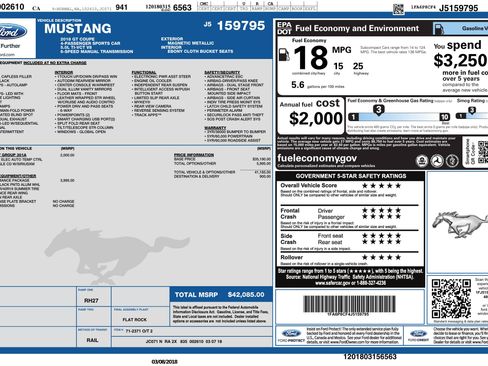 Used 2018 Ford Mustang GT w/ GT Performance Package RWD image 10