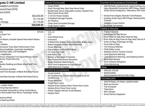 Used 2020 Toyota C-HR Limited image 17