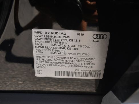 Used 2019 Audi Q5 2.0T Premium w/ Convenience Package AWD/4WD image 7