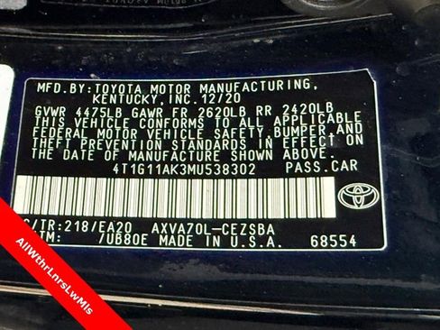 Used 2021 Toyota Camry SE image 28