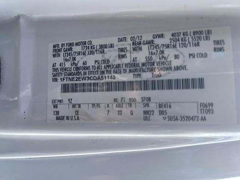 Used 2012 Ford E-250 and Econoline 250 w/ PWR Group RWD image 28