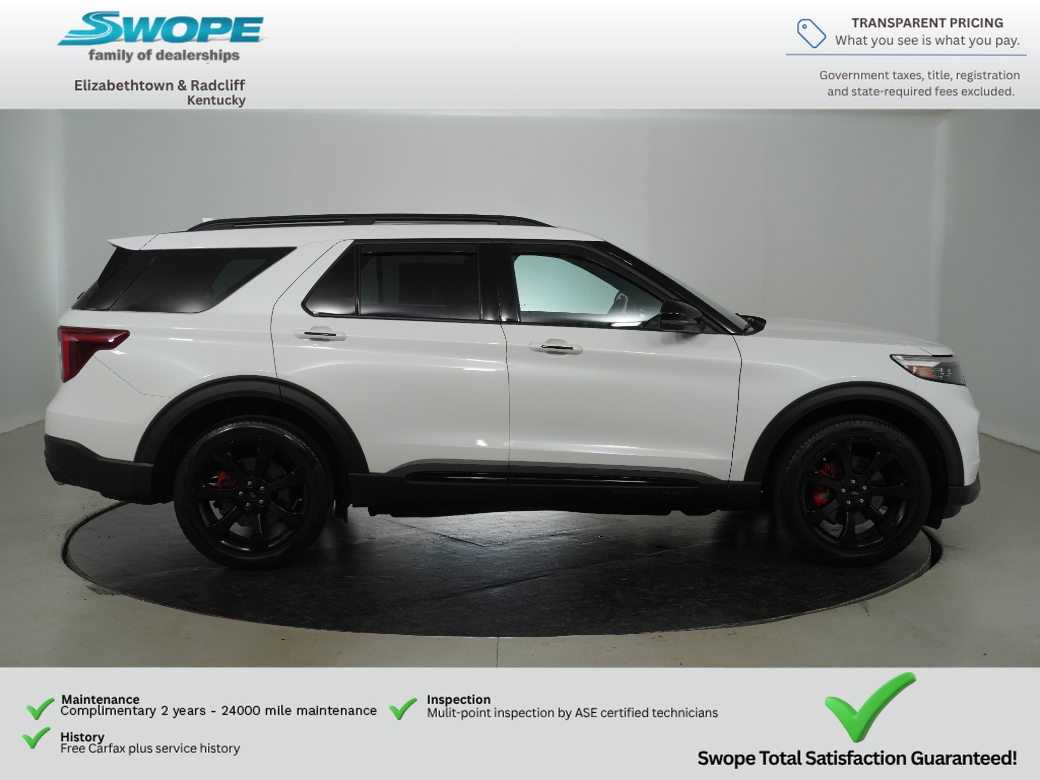 Certified 2023 Ford Explorer ST w/ Equipment Group 401A AWD/4WD image 2