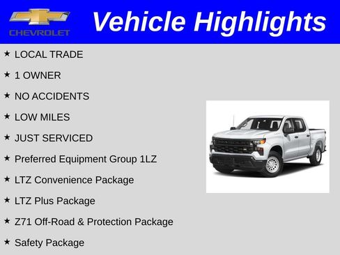 Used 2024 Chevrolet Silverado 1500 LTZ AWD/4WD image 2