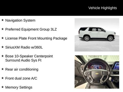 Used 2023 Chevrolet Tahoe High Country AWD/4WD image 16