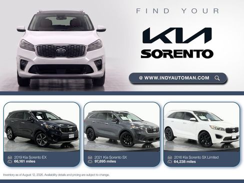 Used 2018 Kia Sorento SX AWD/4WD image 1