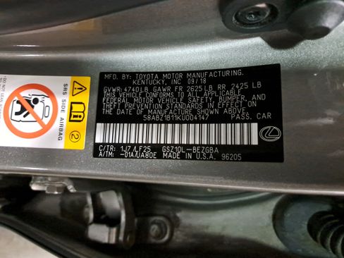 Used 2019 Lexus ES 350 F Sport w/ Accessory Package FWD image 37