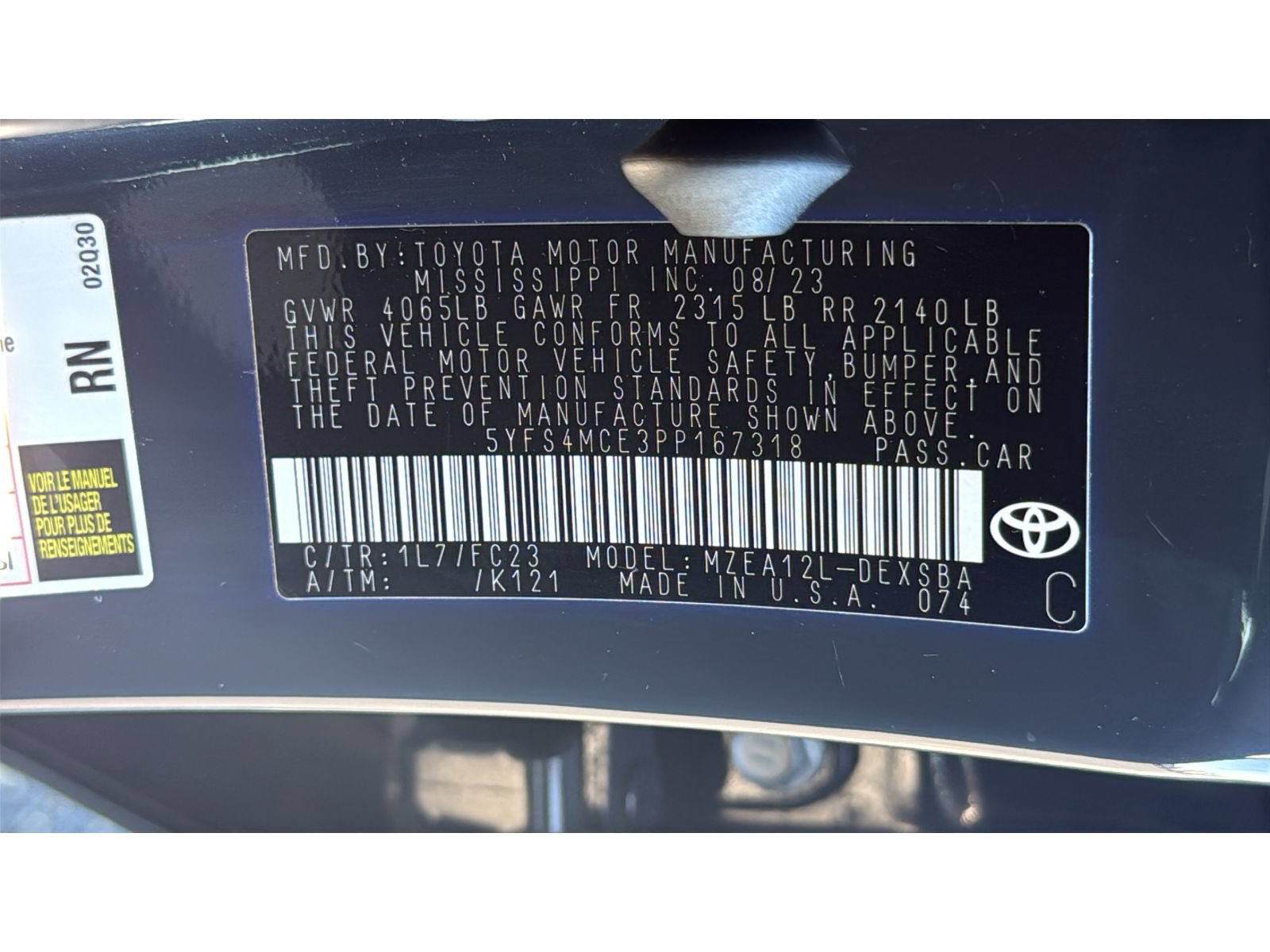 Certified 2023 Toyota Corolla SE FWD image 31