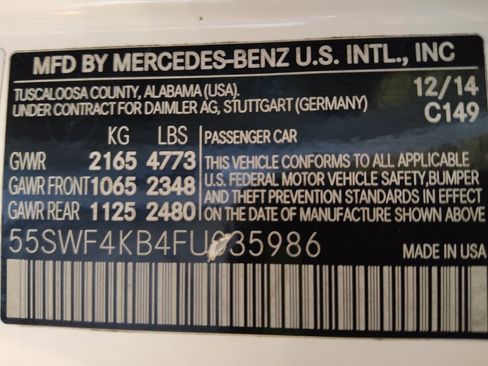 Used 2015 Mercedes-Benz C 300 4MATIC Sedan w/ Multimedia Package image 33