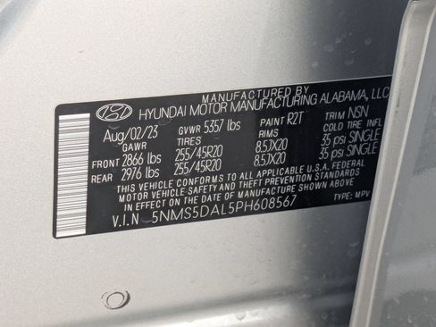 Certified 2023 Hyundai Santa Fe Calligraphy AWD/4WD image 34