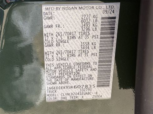 Used 2025 Nissan Frontier PRO-4X w/ Pro Convenience Package image 31