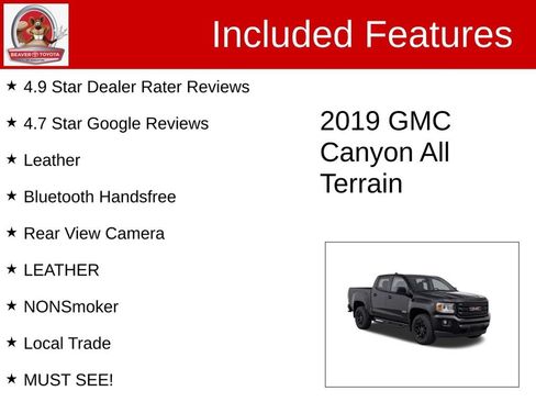 Used 2019 GMC Canyon All Terrain w/ All Terrain X Package AWD/4WD image 4