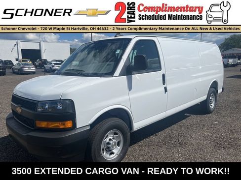 New 2025 Chevrolet Express 3500 Extended w/ Driver Convenience Package RWD image 1
