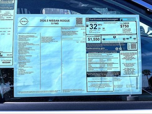 New 2026 Nissan Rogue S FWD image 12