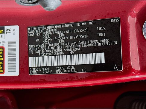 New 2026 Toyota Highlander XSE image 35