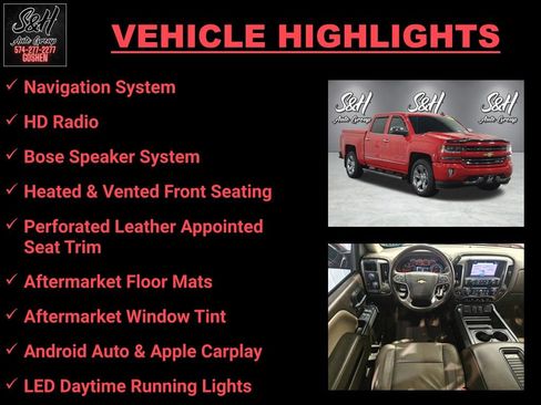 Used 2016 Chevrolet Silverado 1500 LTZ Z71 w/ LTZ Plus Package image 3