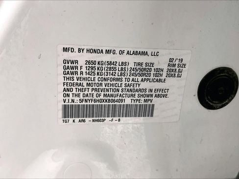 Used 2019 Honda Pilot Elite image 19