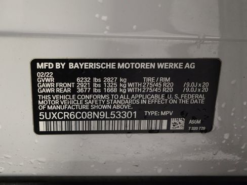 Used 2022 BMW X5 xDrive40i w/ Luxury Seating Package image 42